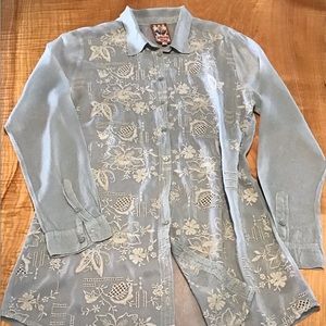 Johnny Was Embroidered Tunic, S